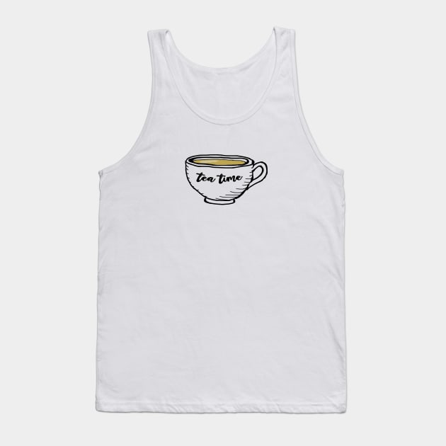 Tea Time Tank Top by akachayy